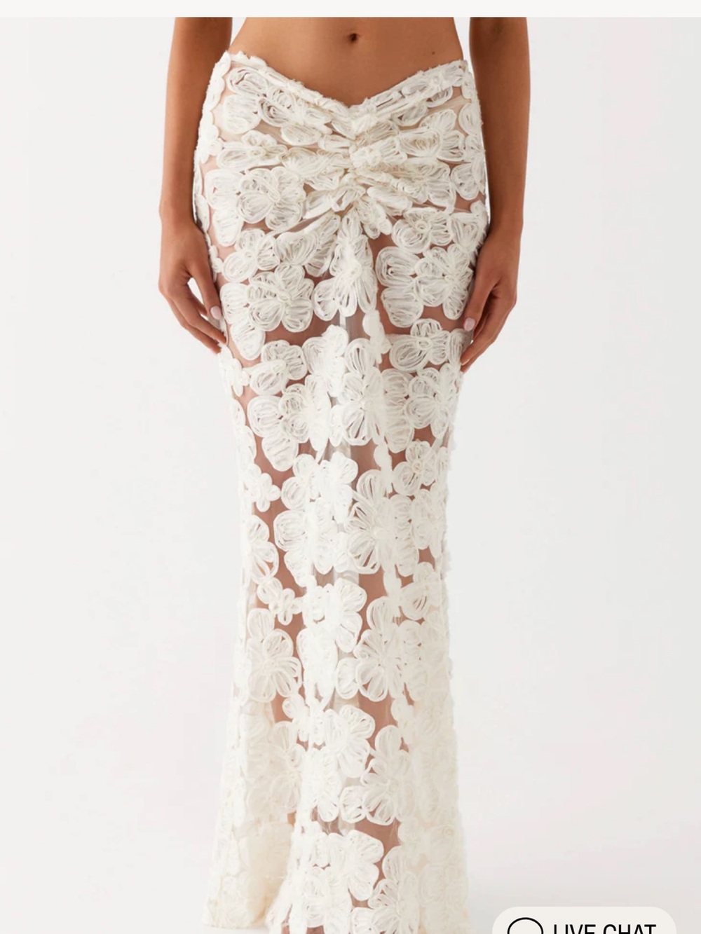 NWT Peppermayo Ivory Fiorella Floret Set (US 4) - Picture 4 of 10